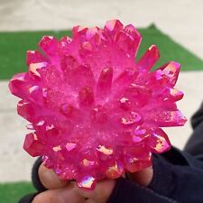 315G New Find Pink PhantomQuartz Crystal Cluster MineralSpecimen picture