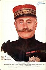 Marshal Ferdinand Foch French General World War I Postcard picture