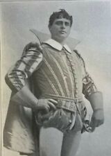 1901 Vintage Magazine Illustration Actor Charles Dalton picture