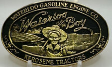 JOHN DEERE Belt Buckle Waterloo Boy Gasoline Engine Co Serial #94 Rare picture