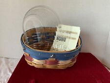 RARE LONGABERGER 2009 STARS AND STRPES BASKET (#1376) W/PROTECTOR  picture