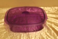 Tupperware New Beautiful Purple/Lilac Oval Micro steamer 2.1L picture