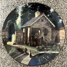Bradford Exchange Plate “Summer’s reflections” 1997-Garden With Cat picture