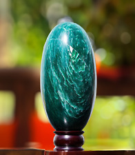 200MM Green Kyanite Crystal Healing Lingam Energy Chakra Balance Gemstone Lingam picture