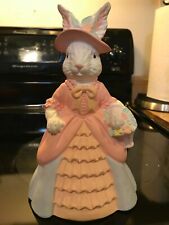 Lady Rabbit From Kirkland's Dressed For Easter in Pastel Colors 5 3/4
