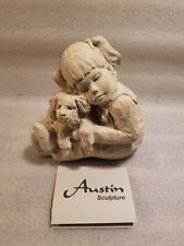 Dee Crowley Austin Productions Bright Eyes Puppy Love Sculpture Vintage  picture