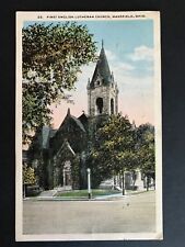 Postcard Mansfield OH - First English Lutheran Church picture