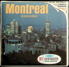 MONTREAL QUEBEC CANADA 3d View-Master 3 Reel Packet NEW SEALED  picture