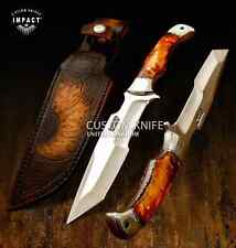 IMPACT CUTLERY RARE CUSTOM FULL TANG BUSHCRAFT HUNTING KNIFE RESIN HANDLE- 1682 picture