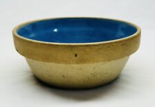 Vintage 1900's Crockery Star Fire Clay Acid-Proof Pottery Dish Pan Bowl 9