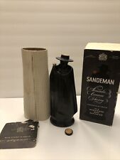 VINTAGE  1969 SANDEMAN WEDGWOOD BLACK EMPTY DON  DECANTER  Armada Cream Sherry picture