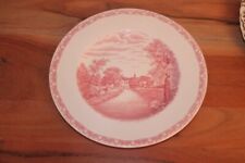 Rare Crown Ducal Gainsborough 749657 England Dinner plate Tewkesbury 10 inch  picture
