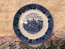 plate Old English Staffordshire Ware Jon Roth England Governors Palace Blue   z picture
