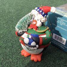 Vintage Traditions Collectible Character Christmas Tree Ornament Penguin W/ Box picture