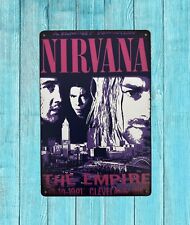 Nirvana Vintage Style Tin Metal Bar Sign Poster Man Cave Collectible New picture