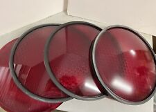 Lot Of 4 Vintage Red Glass  12