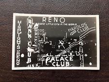 RPPC Reno Nevada Collage of Neon Casino Signs at Night 1940s NEAT picture