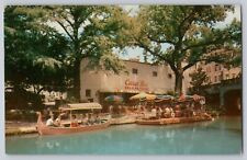 Postcard Texas San Antonio Casa Rio Mexican Foods Scenic Gondola Chrome picture