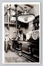 RPPC Calico Saloon Knott's Berry Farm California, 1954 Vintage Real Photo M1 picture
