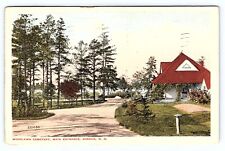 Vintage Postcard New Hampshire - Woodlawn Cemetery, Nashua, N.H. - c1934 picture