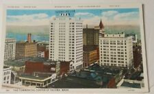 1920s postcard Commercial Center downtown Tacoma Washington Argonaut Hotel picture