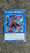 Yu-Gi-Oh Card Salamangreat Pyro Phoenix CHIM-EN039 Secret Rare 1st Edition NM picture