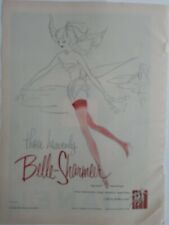 1956 women's Heavenly belle-sharmeer leg size stockings hosiery wings art ad picture