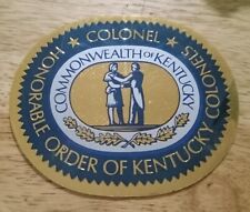 Honorable Order of Kentucky Colonels 