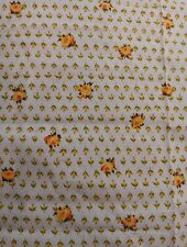 1/2 Yard Fabric Floral Delicate Yellow Floral 34