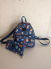Disney loungefly backpack for girls with purse blue color picture