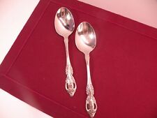 Set Of 2 Oneida Renoir Pembrooke Pattern Stainless SSS Serving Spoons 8 1/2