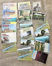 22 Vintage Arkansas Postcards & 5 Packets picture