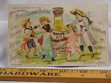 Large 1892 Hoyt's German Cologne Calendar Rubifoam Children Dancing F32 picture
