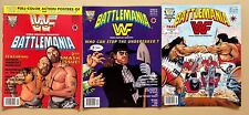 WWF BattleMania Comic Books 1991 Lot of 3  Issues 2 4 5 Valiant CLEAN COPIES picture
