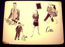 1960s Original Advertising Art - Cotton School Clothes picture