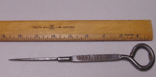 VINTAGE METAL CITY ICE CO ICE PICK - RARE ADVERTISING / Unqiue Style - Clean picture