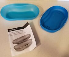 New Tupperware Microwave Breakfast Maker Blue...Omelets, Oatmeal, French Toast  picture