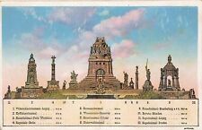 Leipzig Saxony~Monuments of Germany, Battle of the Nations Monument~POSTCARD picture