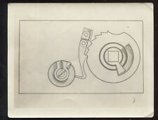 FOUND PHOTO Diagram Drawing of Mysterious Mechanism Odd Unusual Snapshot VTG picture