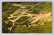Valley Forge PA-Pennsylvania Turnpike, Aerial Interchange View, Vintage Postcard picture