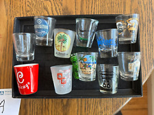 Lot of 11 Shot Glasses POTUS Chicago Washington DC Florida Route 66 San Antonio picture