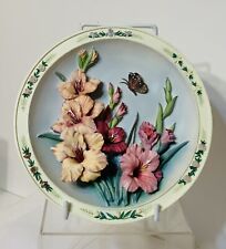 Lena Lius The Gladiola Garden Of Beautiful Gardens 3D Plate No Box picture