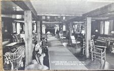 Vintage Postcard, Interior Living Room, Jug End Barn, So Egremont, MA picture