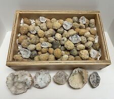 20 Break Your Own 2” Moroccan Geodes Quartz Crystals Druzy Bulk Pack picture