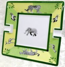 Hermes Paris Ashtray Elephant Africa Plate Dish Porcelain Tray No box picture