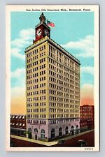 Beaumont TX-Texas, San Jacinto Life Insurance Bldg., Antique Vintage Postcard picture