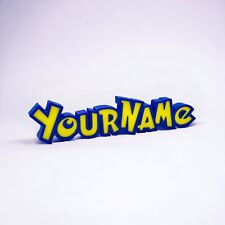 Custom Pokemon Nameplate Personalized Desk plate Display Decor - Streamer Gifts picture