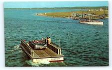 EDGARTOWN, MA Massachusetts ~ FERRY Heading for CHAPPAQUIDDICK ISLAND Postcard picture