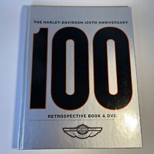Harley Davidson 100th Anniversary Retrospective Book and DVD 2003 picture