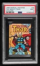 1986 Marvel Universe - Stickers I: Official Thor The Mighty #48 PSA 9 MINT 13h7 picture